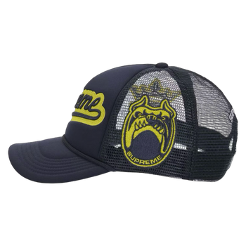 Supreme University Mesh Back 5 Panel Hat Navy