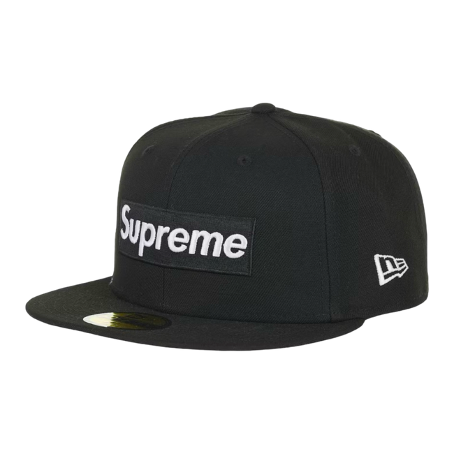 Supreme New York Shop Box Logo New Era 59Fifty Fitted Hat Black