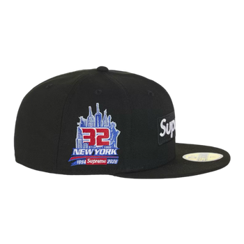 Supreme New York Shop Box Logo New Era 59Fifty Fitted Hat Black