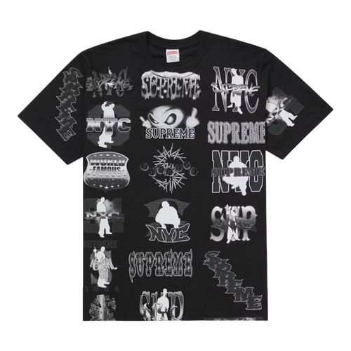 Supreme Flash Tee Black | Vintage Clothing Store Canada