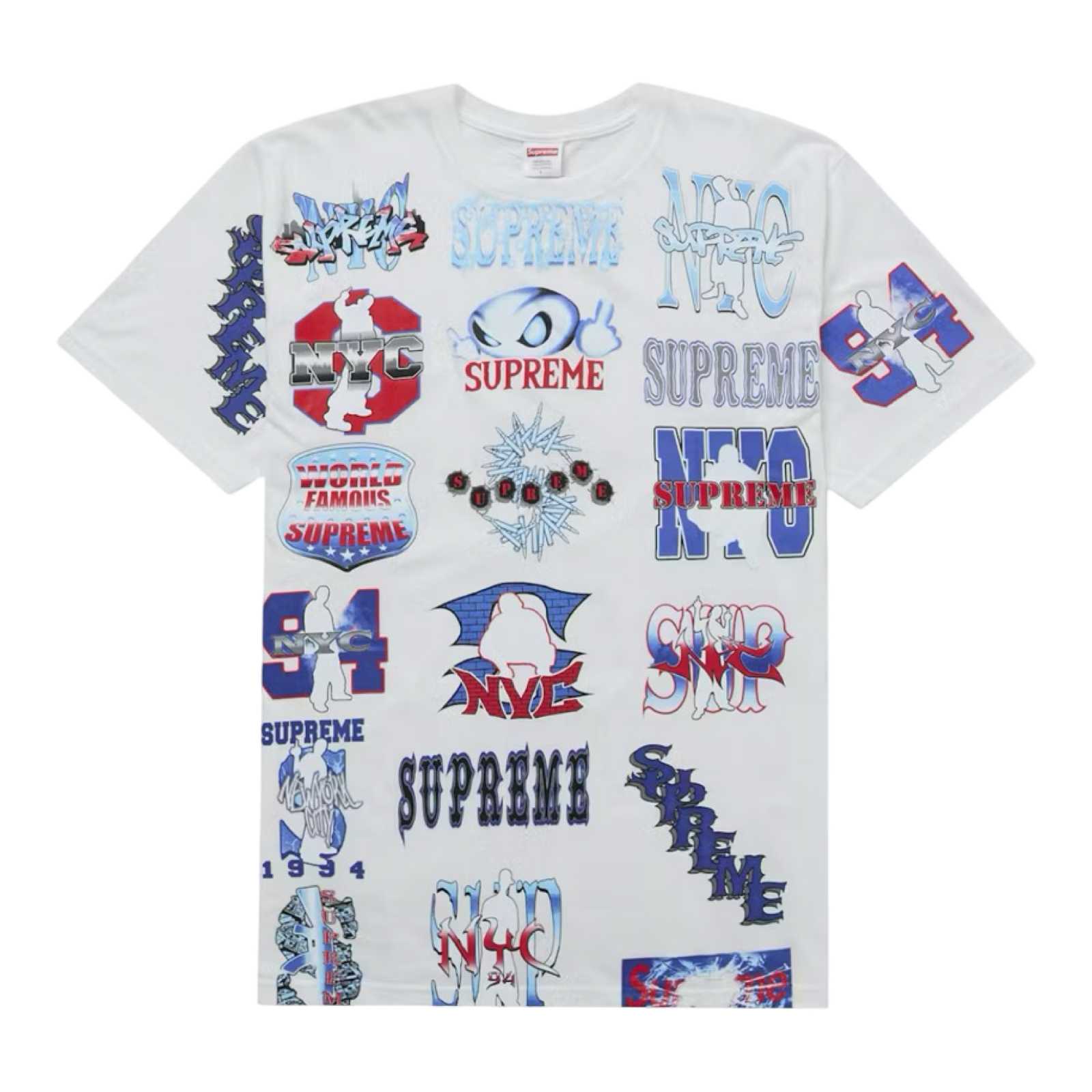 Supreme Flash Tee White