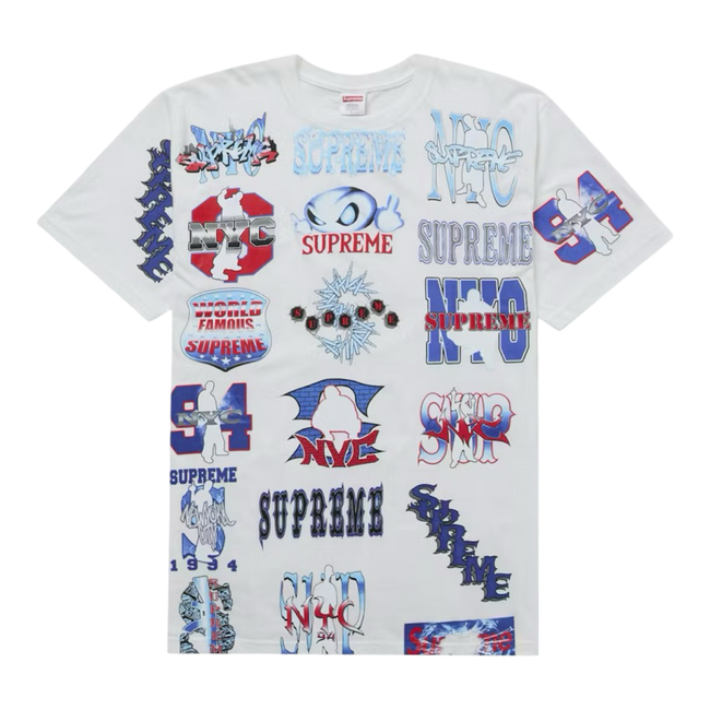 Supreme Flash Tee White