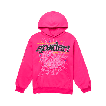 Sp5der P*NK V2 Hoodie Pink