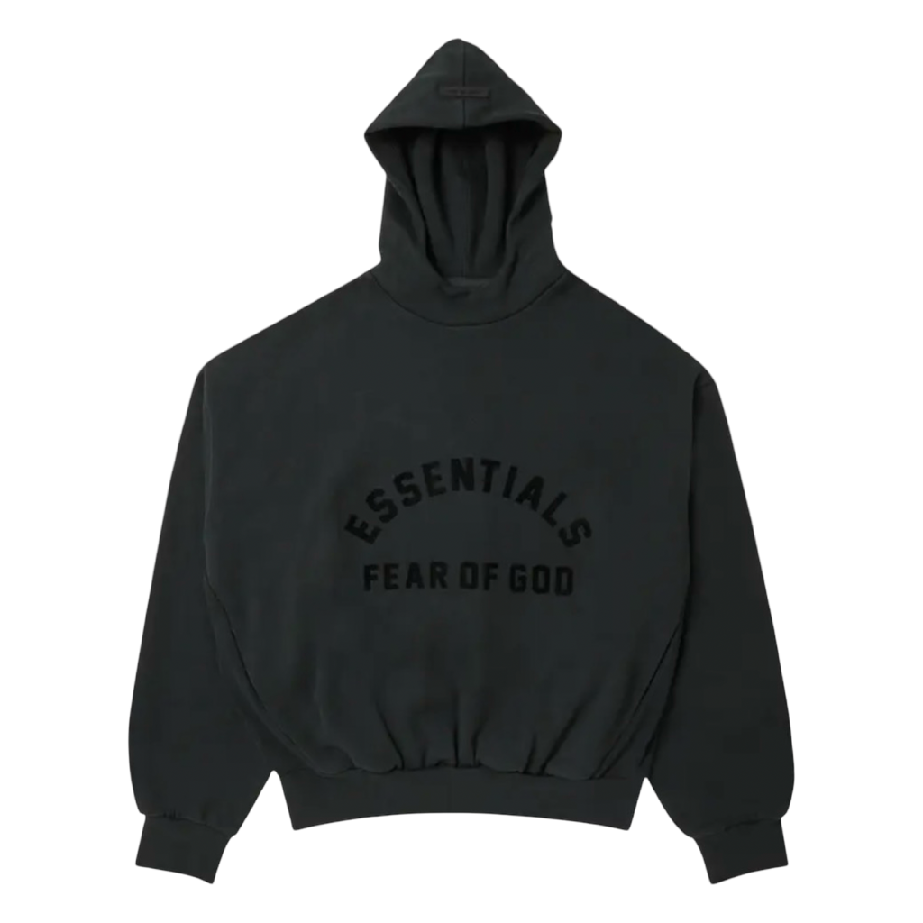 Fear Of God Essentials Hoodie Jet Black