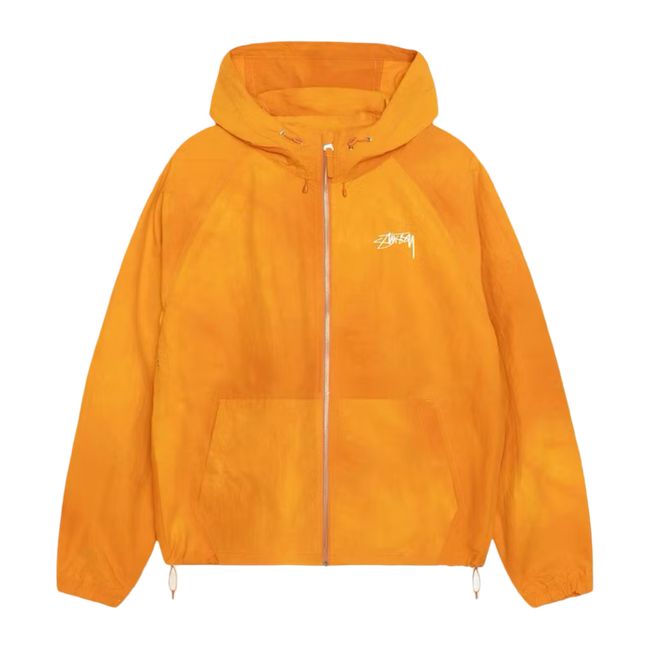 Stussy Wave Dye Beach Shell Jacket Orange