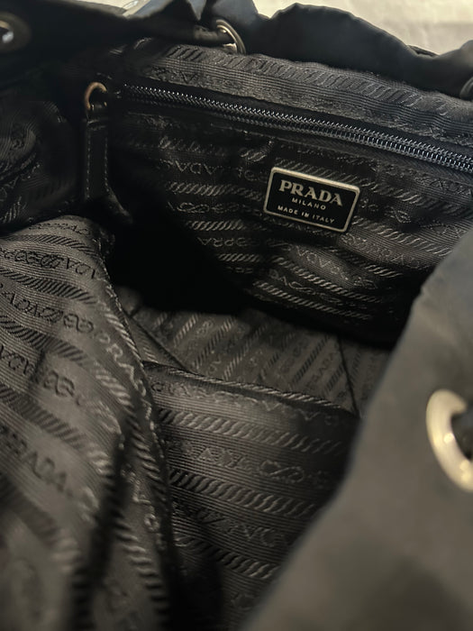 Prada Tessuto Nylon Backpack Black | Vitnage Clothing Store Canada