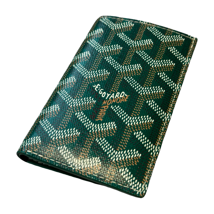 GOYARD SAINT PIERRE CARD HOLDER GREEN | Vitnage Clothing Store Canada