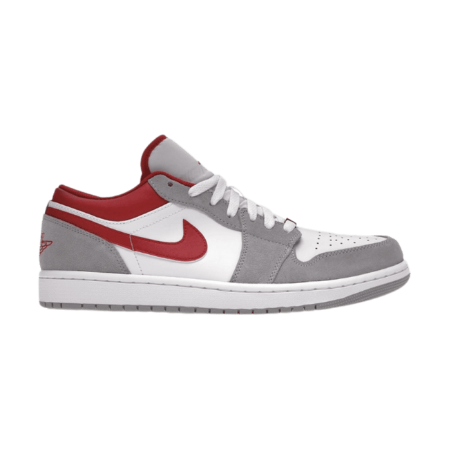 Air Jordan 1 Low SE Light Smoke Grey Gym Red