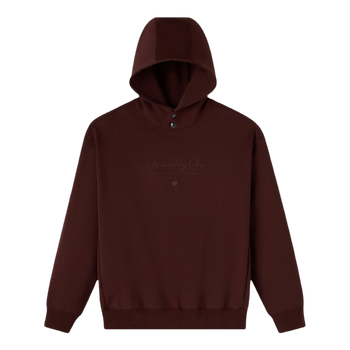 OVO Double Knit Script Hoodie Cocoa