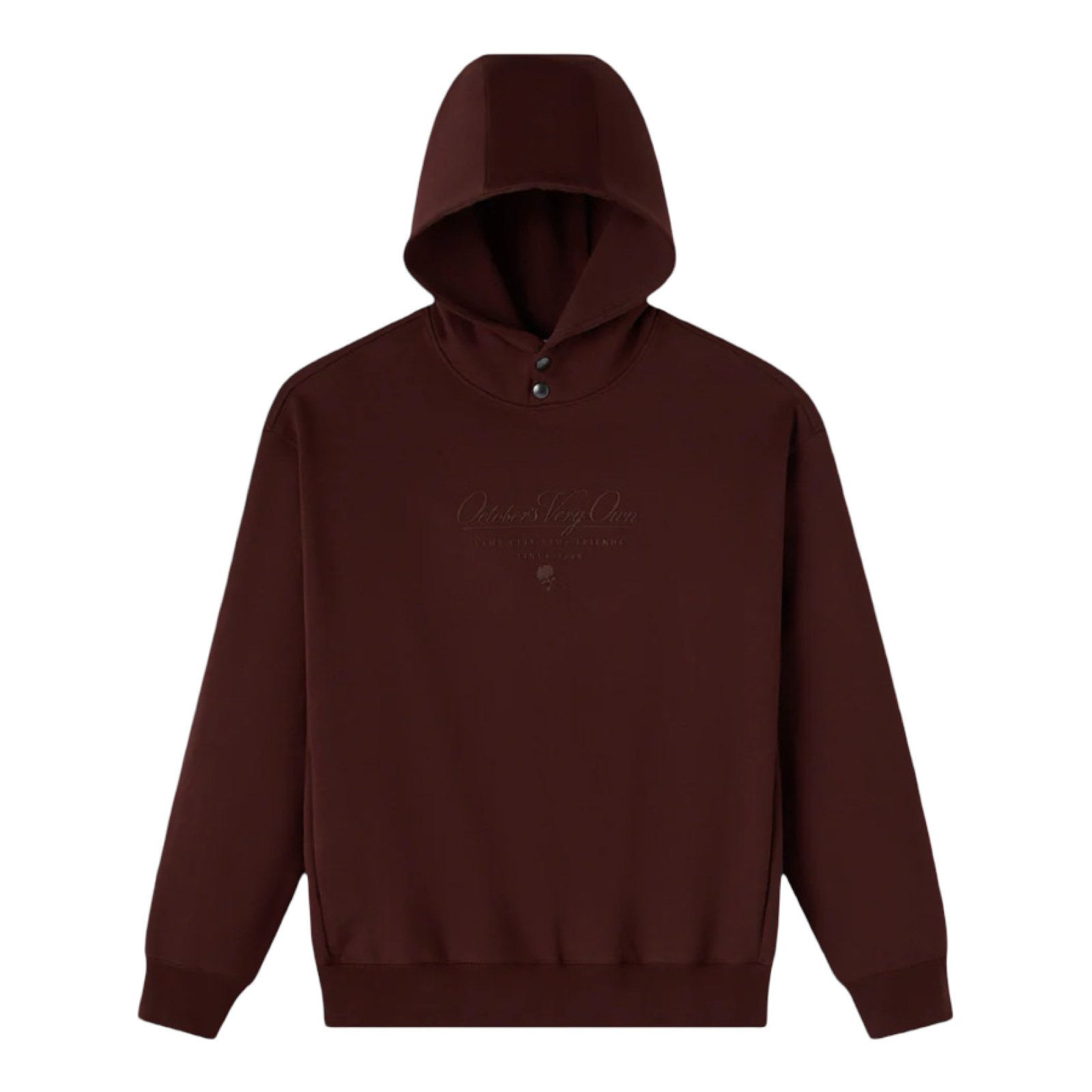 OVO Double Knit Script Hoodie Cocoa