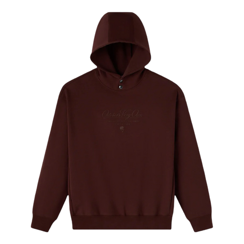 OVO Double Knit Script Hoodie Cocoa | Vintage Clothing Store Canada