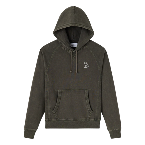 OVO Muskoka Raglan Hoodie Olive | Vintage Clothing Store Canada