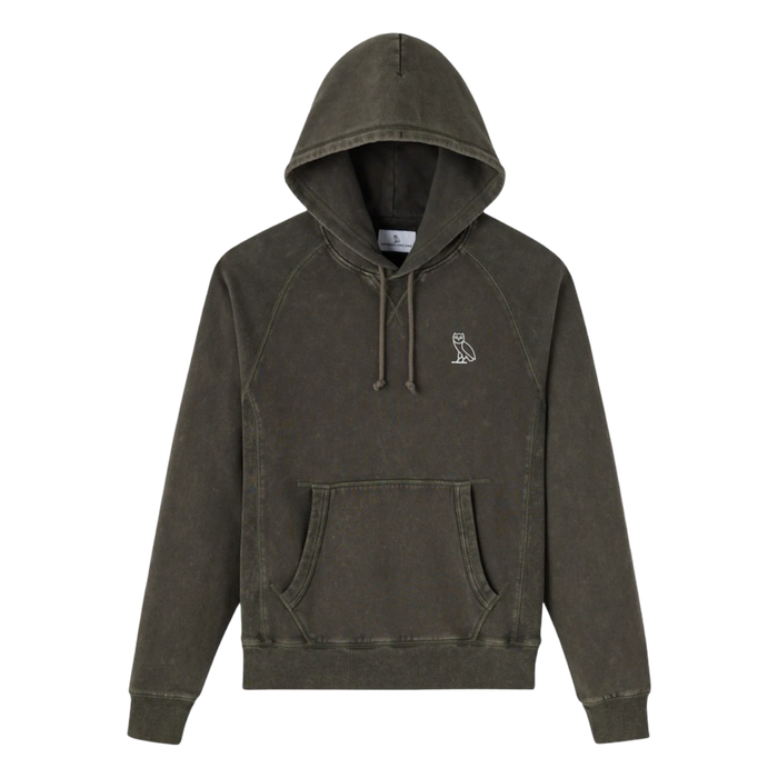 OVO Muskoka Raglan Hoodie Olive | Vitnage Clothing Store Canada