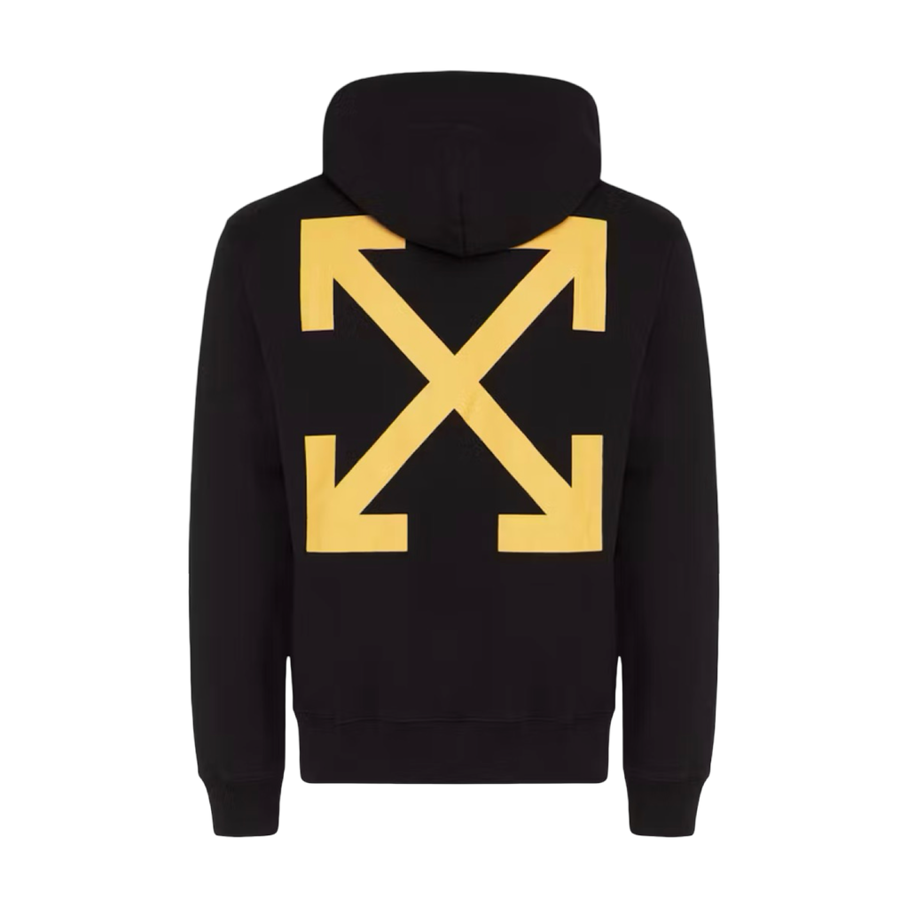 Off-White Arrows Caravaggio Annuciation Slim Hoodie Black
