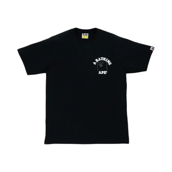 Bape Line 1st Camo Face Over College Tee Black/Green