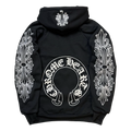 Vintage Chrome Hearts Floral Horse Shoe Thermal Hoodie