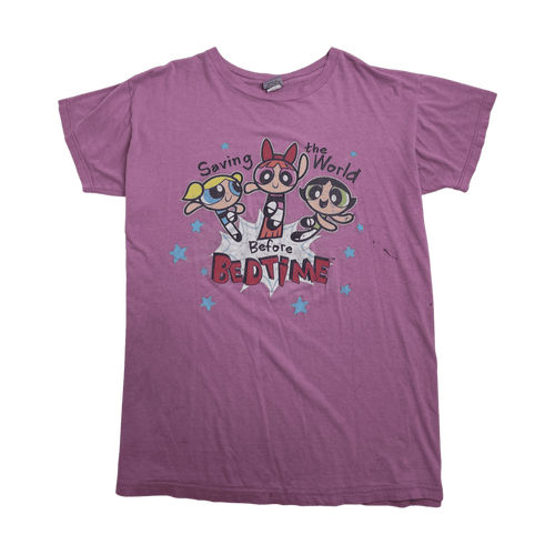 (XL) Vintage '00 Powerpuff Girls Tee Pink | Vintage Clothing Store Canada