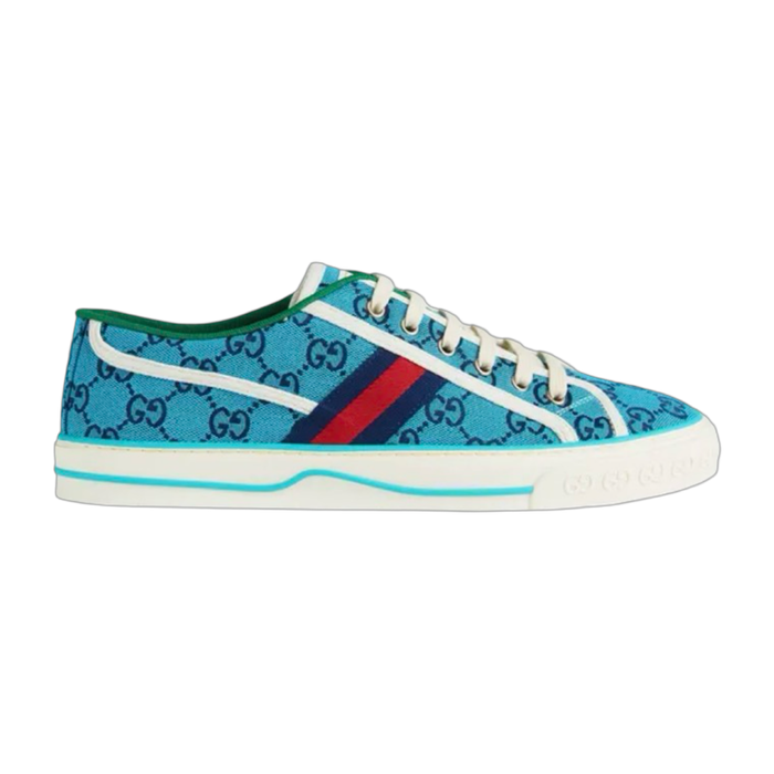 Gucci Tennis 1977 Light Blue Monogram Sneakers (NEW, NO BOX) | Vitnage Clothing Store Canada