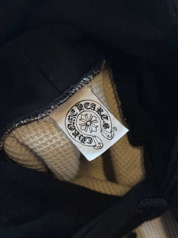 Vintage Chrome Hearts Scroll Logo Tonal Hoodie
