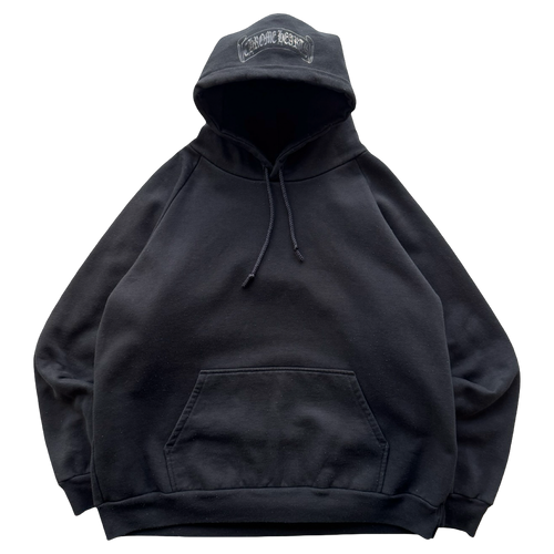 Vintage Chrome Hearts Scroll Logo Tonal Hoodie | Vintage Clothing Store Canada