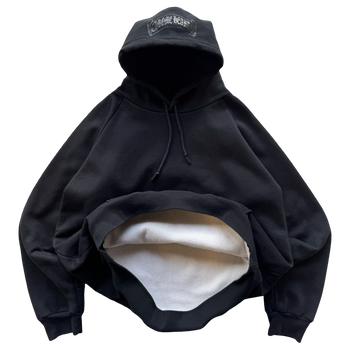 Vintage Chrome Hearts Scroll Logo Tonal Hoodie