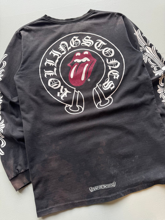 Vintage Chrome Hearts Rolling Stones Long Sleeve | Vitnage Clothing Store Canada