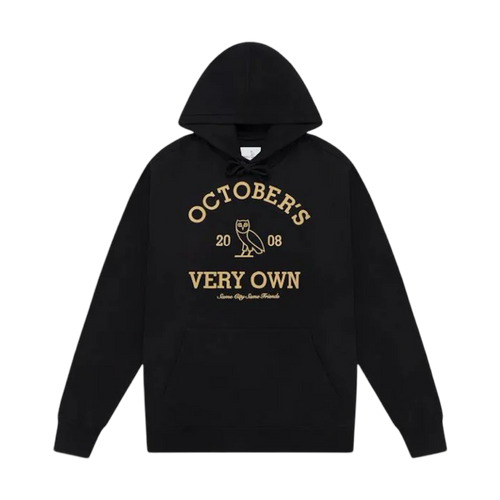 OVO Collegiate Hoodie Black/Gold | Vintage Clothing Store Canada