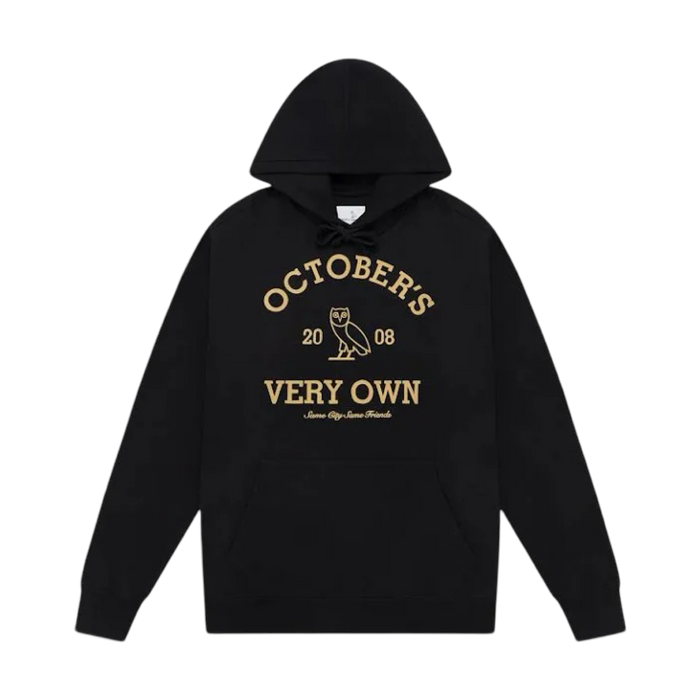 OVO Collegiate Hoodie Black/Gold | Vitnage Clothing Store Canada