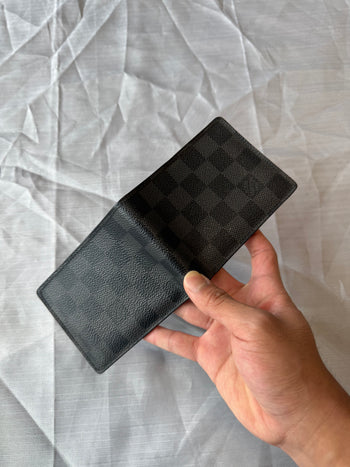 Louis Vuitton Damier Graphite Bifold Wallet Black
