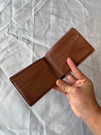 Louis Vuitton Monogram Bifold Wallet Brown