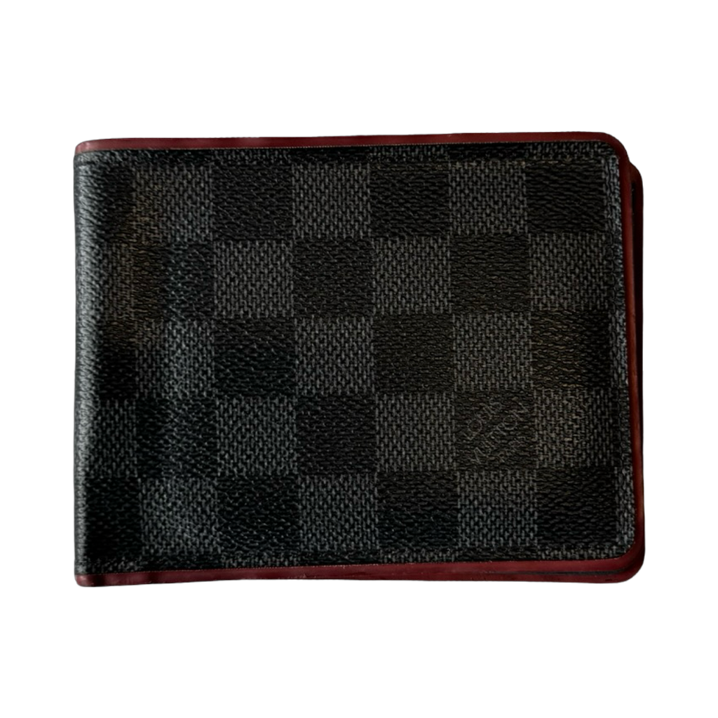 Louis Vuitton Damier Graphite Bifold Wallet Black/Red