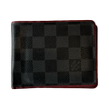 Louis Vuitton Damier Graphite Bifold Wallet Black/Red