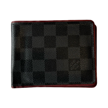 Louis Vuitton Damier Graphite Bifold Wallet Black/Red