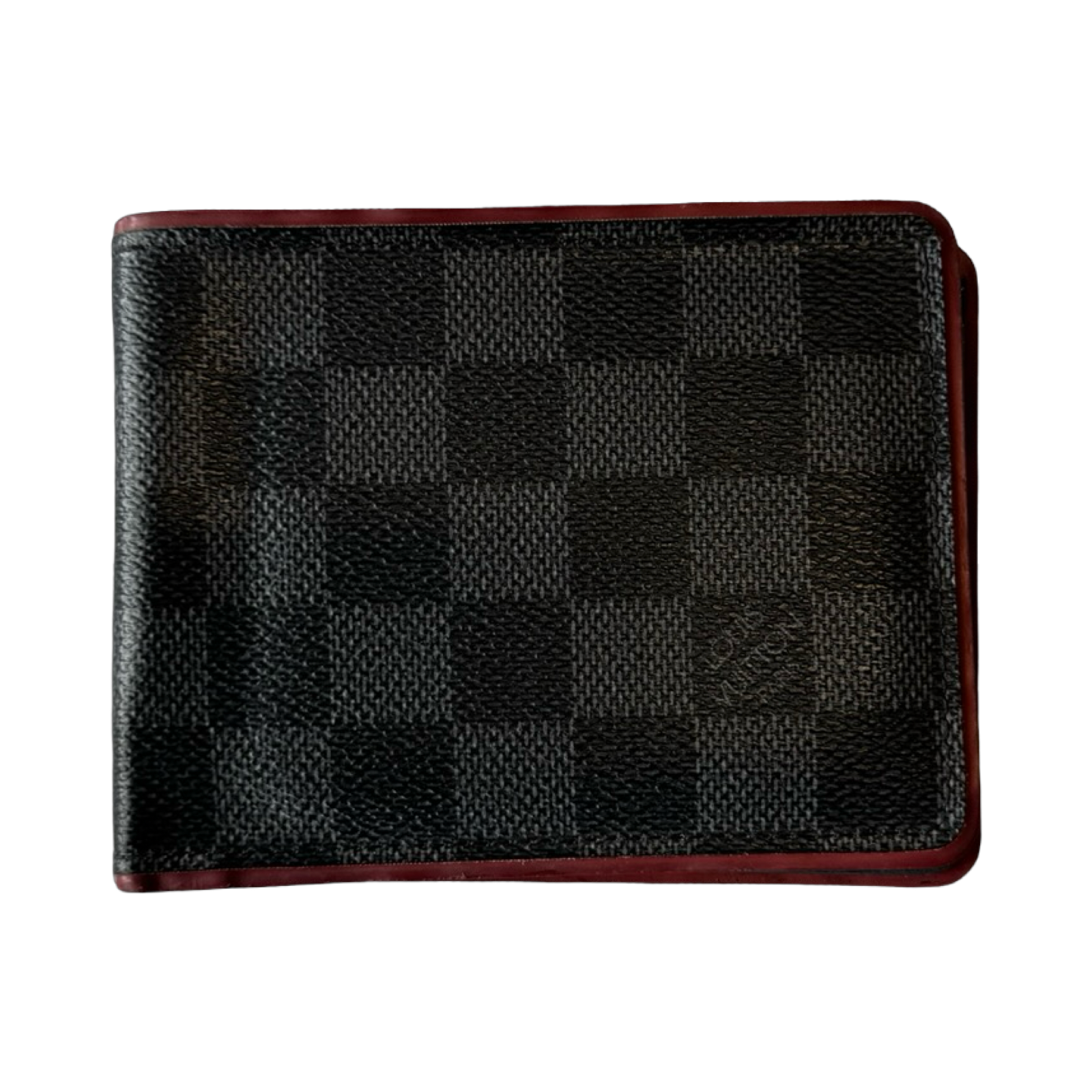 Louis Vuitton Damier Graphite Bifold Wallet Black/Red