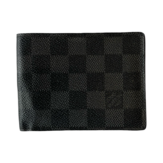 Louis Vuitton Damier Graphite Bifold Wallet Black