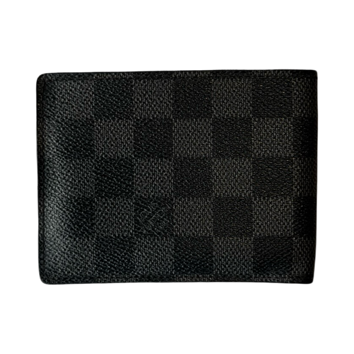 Louis Vuitton Damier Graphite Bifold Wallet Black | Vintage Clothing Store Canada