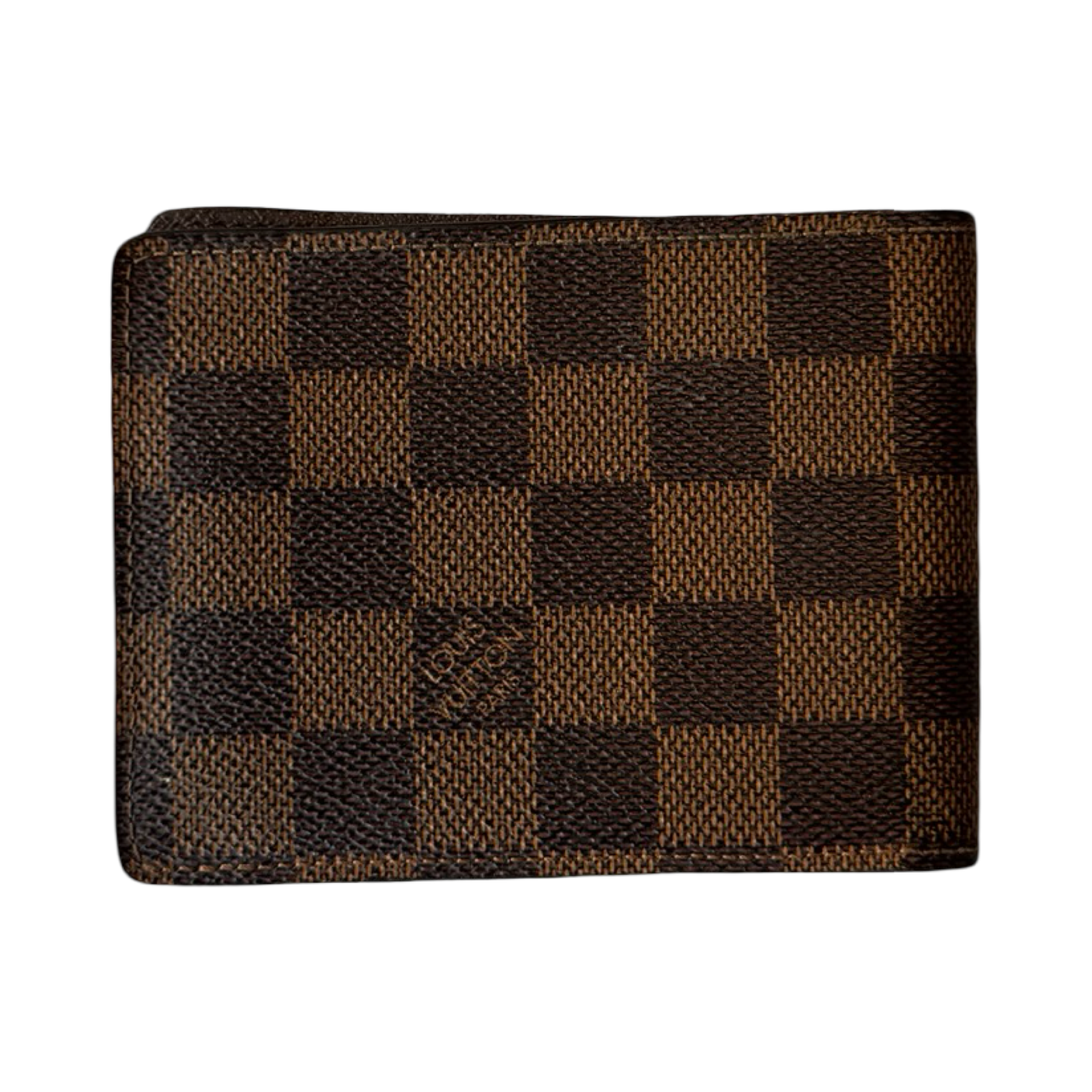 Louis Vuitton Damier Ebene Bifold Wallet Brown