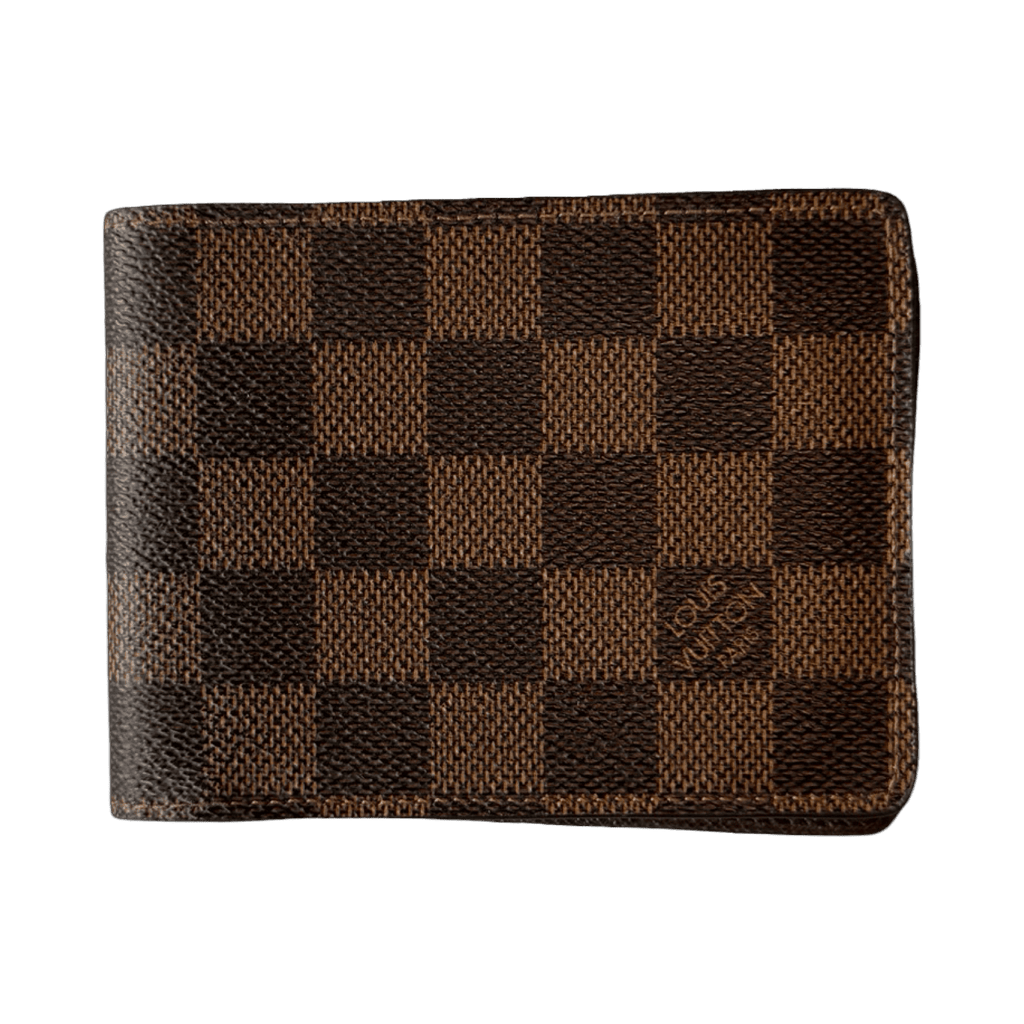 Louis Vuitton Damier Ebene Bifold Wallet Brown