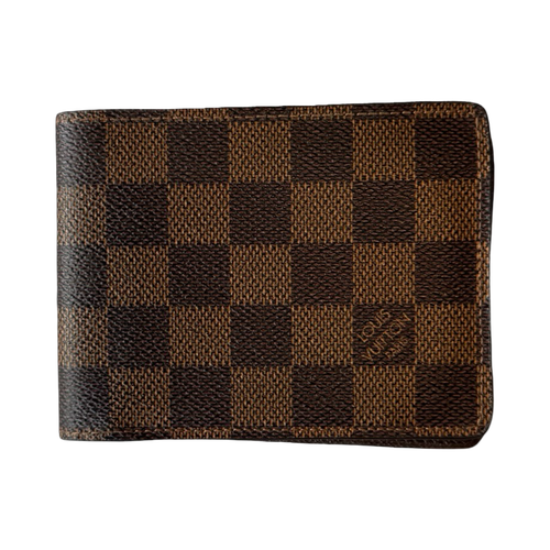 Louis Vuitton Damier Ebene Bifold Wallet Brown | Vintage Clothing Store Canada