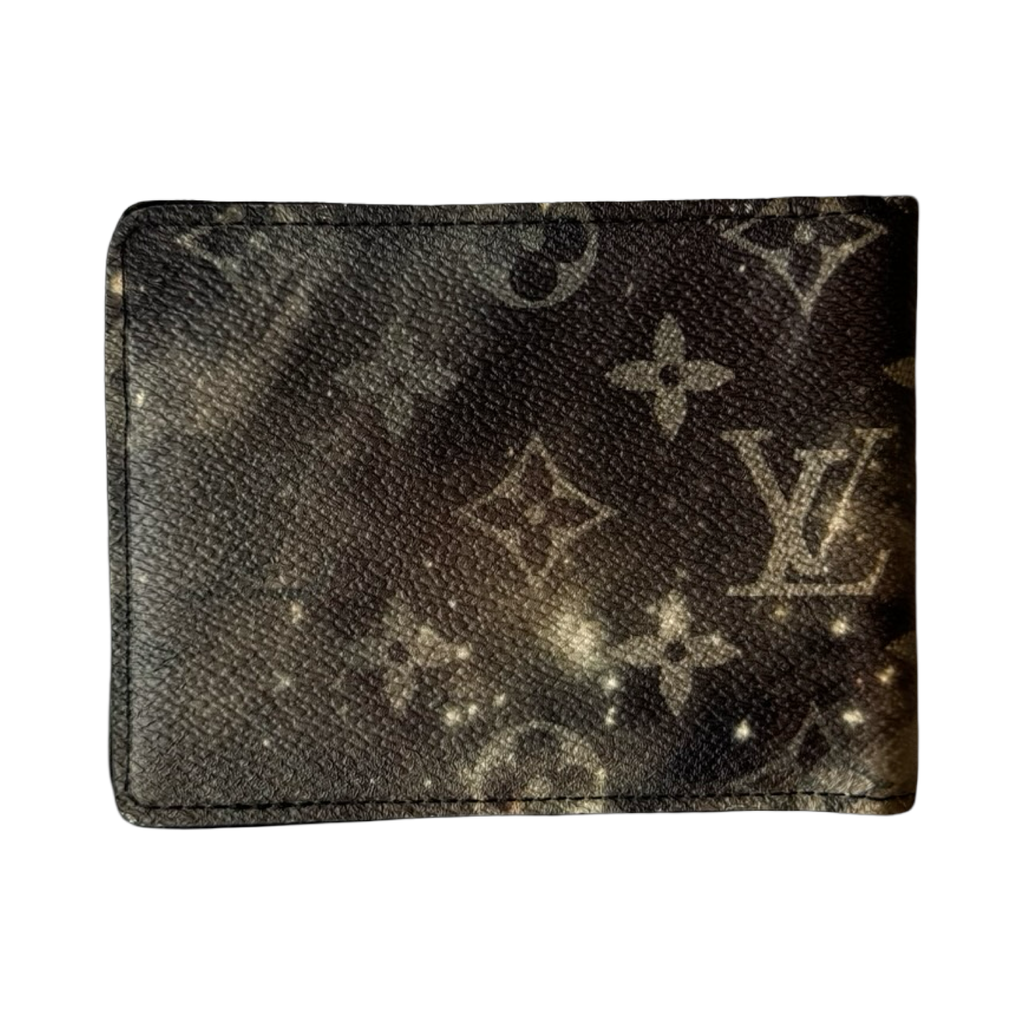 Louis Vuitton Monogram Galaxy Canvas Bifold Wallet Grey