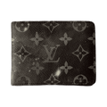 Louis Vuitton Monogram Galaxy Canvas Bifold Wallet Grey