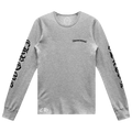 Chrome Hearts Scroll Logo Thermal Long Sleeve T-Shirt Grey