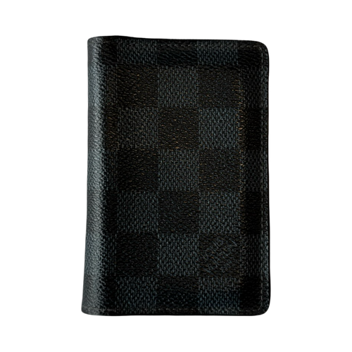 Louis Vuitton Damier Graphite Pocket Organizer Navy | Vintage Clothing Store Canada
