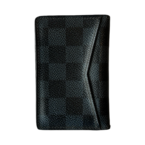 Louis Vuitton Damier Graphite Pocket Organizer Navy | Vintage Clothing Store Canada
