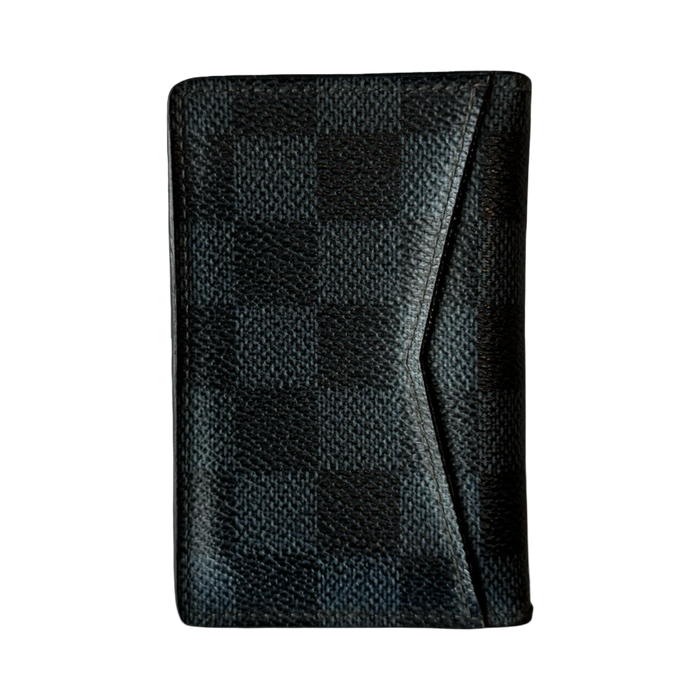 Louis Vuitton Damier Graphite Pocket Organizer Navy | Vitnage Clothing Store Canada