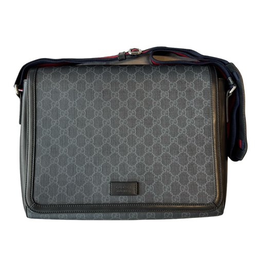 Gucci GG Leather Trimmed Crossbody Bag | Vintage Clothing Store Canada