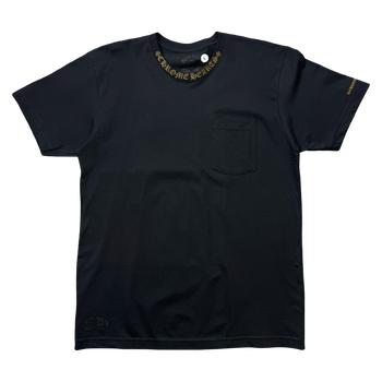 Chrome Hearts Neck Logo T-shrirt Brown