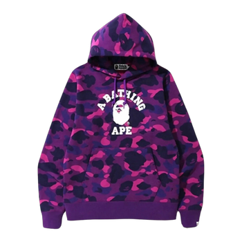 BAPE Color Camo College Hoodie Purple/Pink