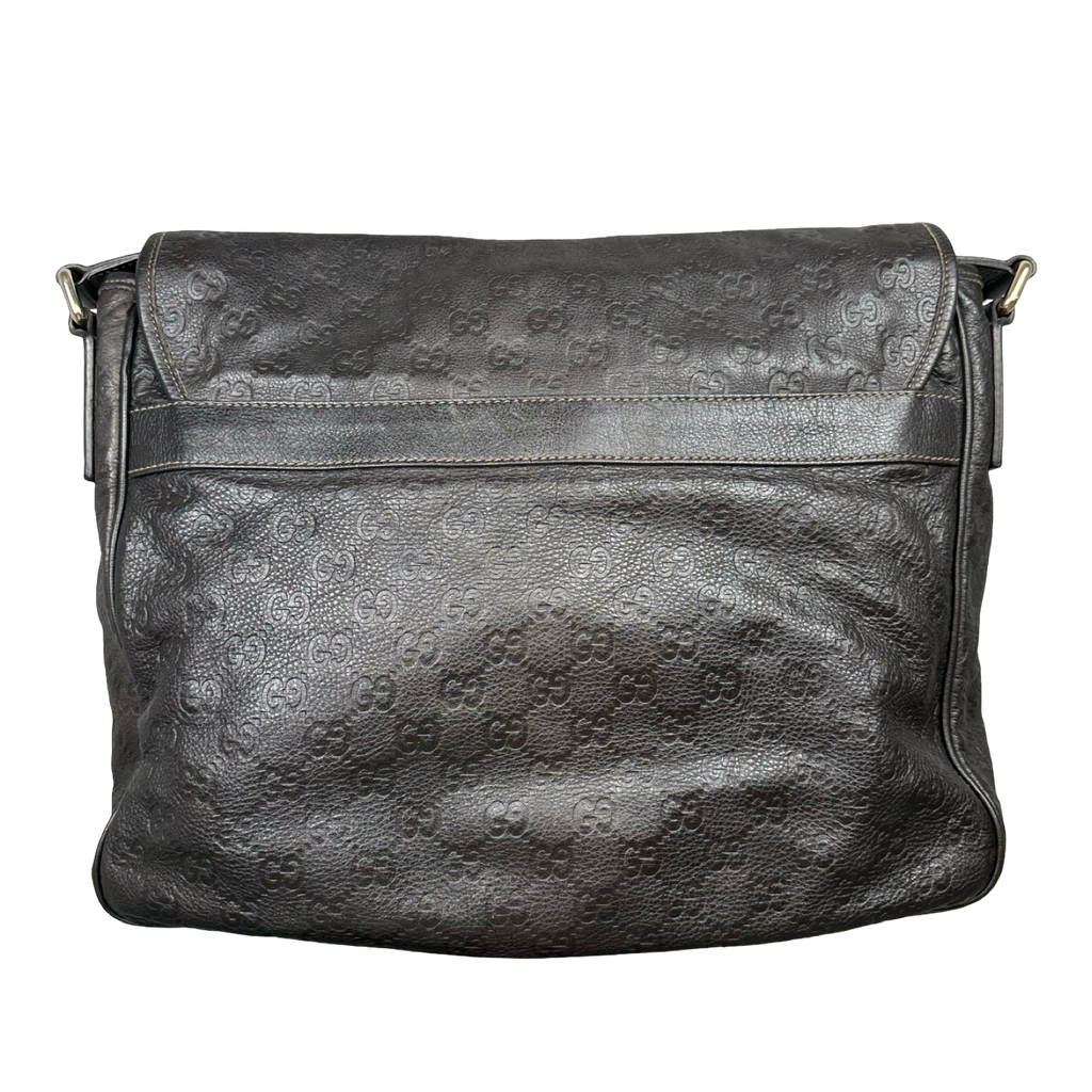 Gucci Guccissima Leather Messenger Bag