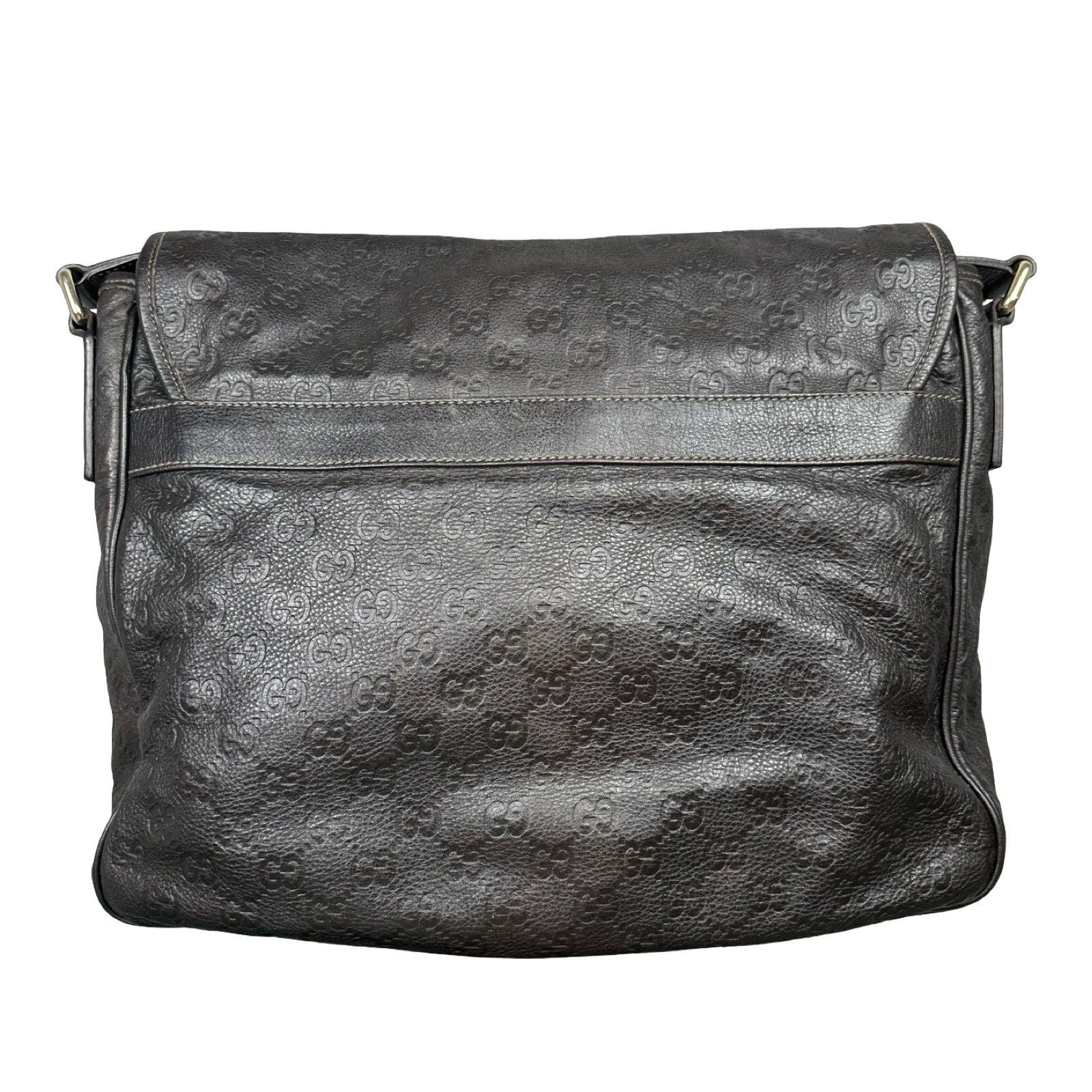 Gucci Guccissima Leather Messenger Bag